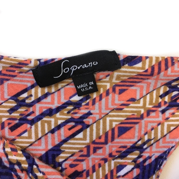 Soprano Multi-colored Soft Flowy Maxi Dress Size S - Picture 7 of 10